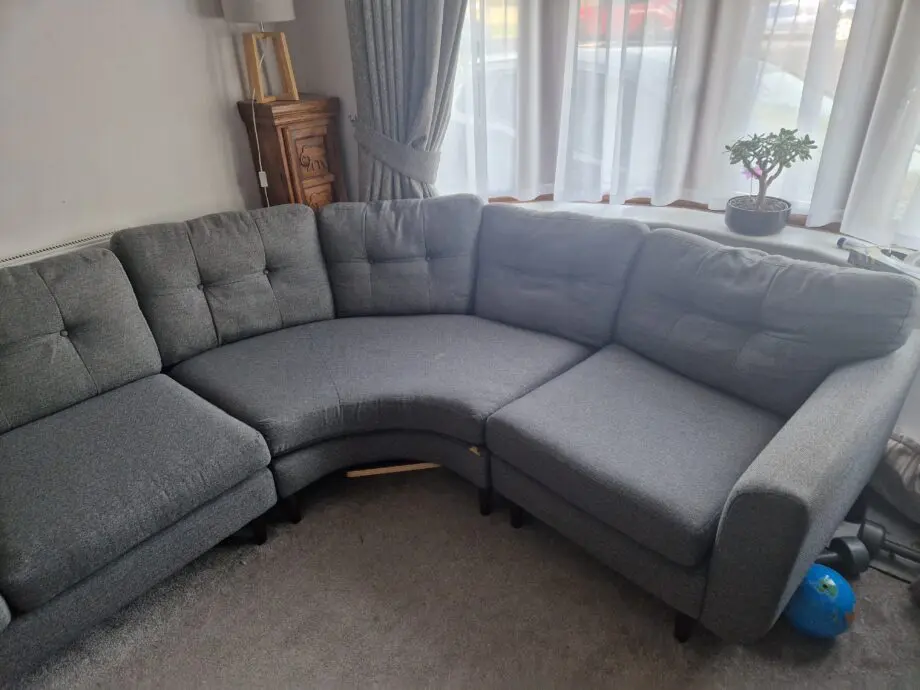DFS FRENCH CONNECTION HALF CIRCLE SOFA
