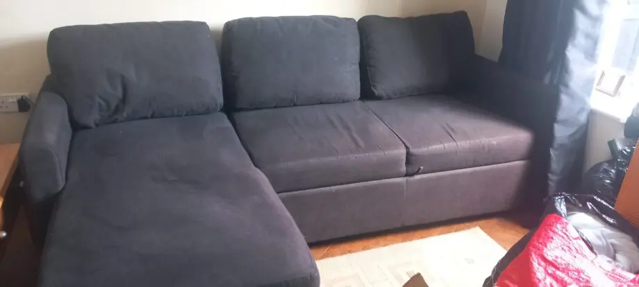 Corner unit sofa bed