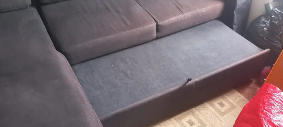 Corner unit sofa bed