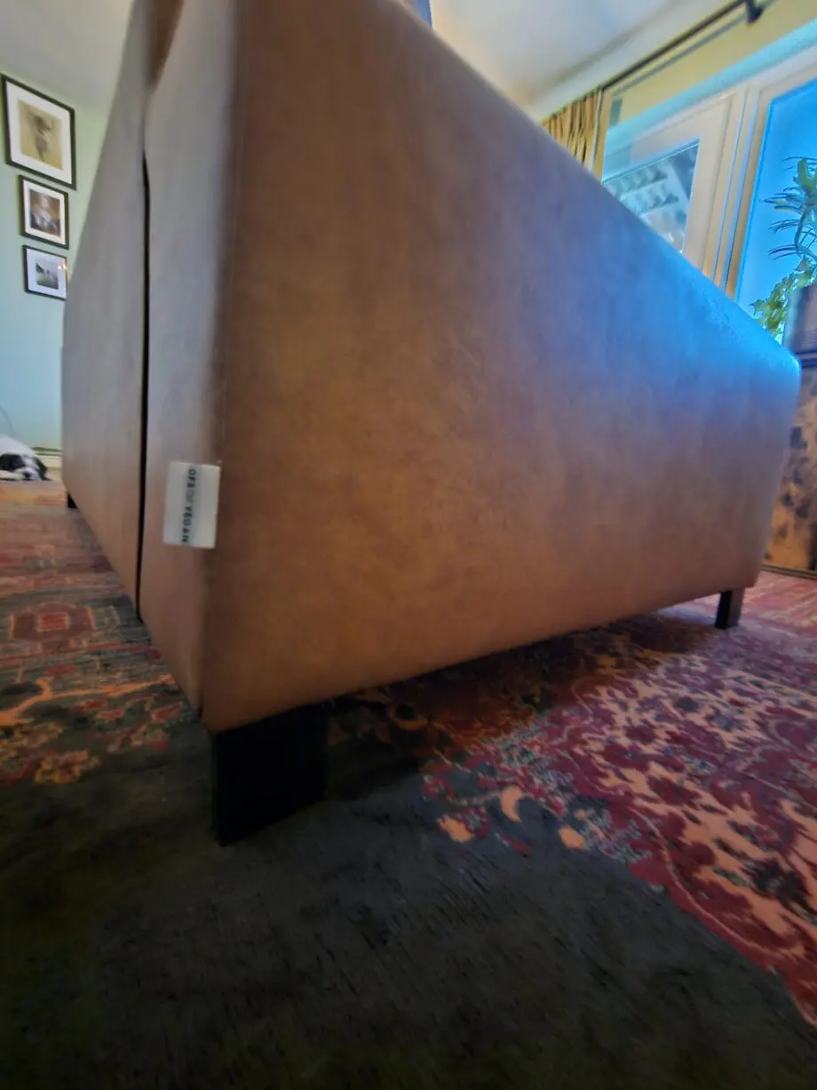 DFS tan 2 seater sofa