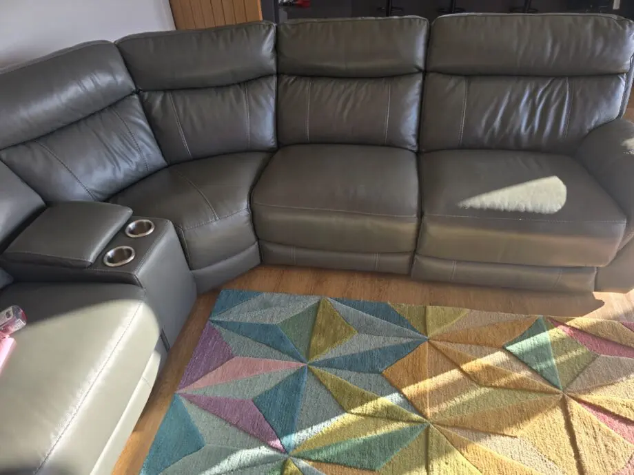 DFS Grey corner sofa