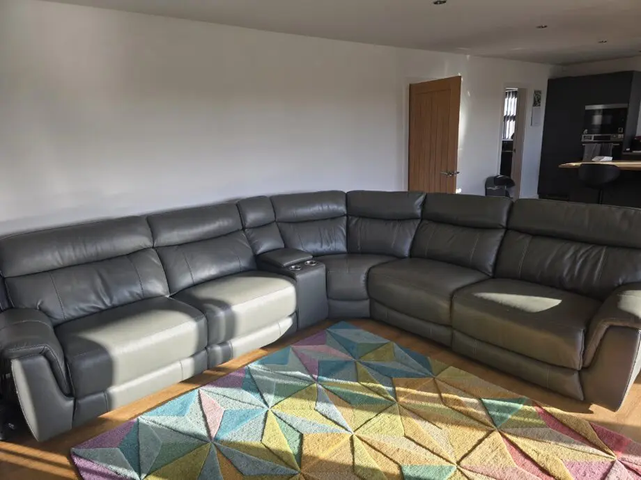 DFS Grey corner sofa
