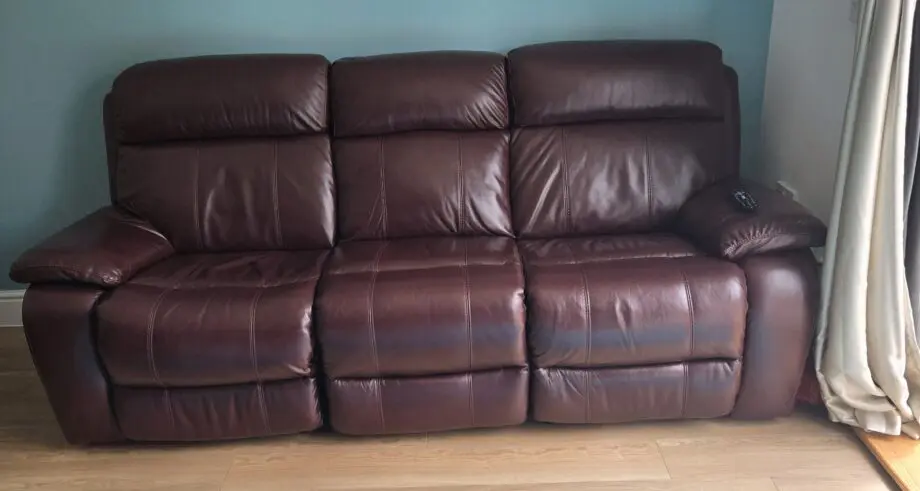 Moreno 3 seater and 2 seater Leather Sofa Power Recliners (Sofa set)