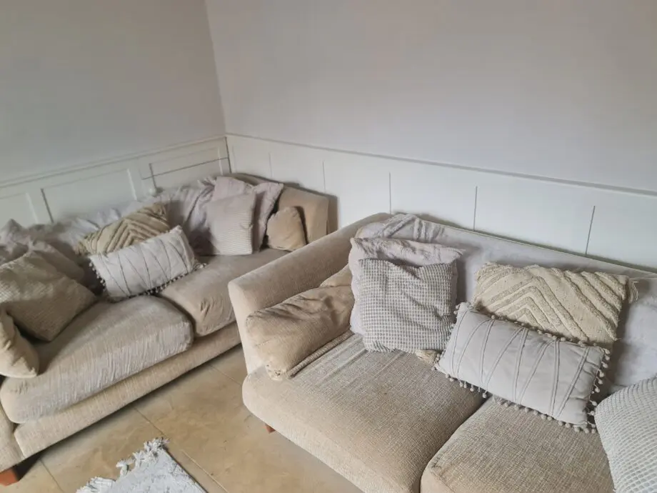 2x M&S two seat sofas