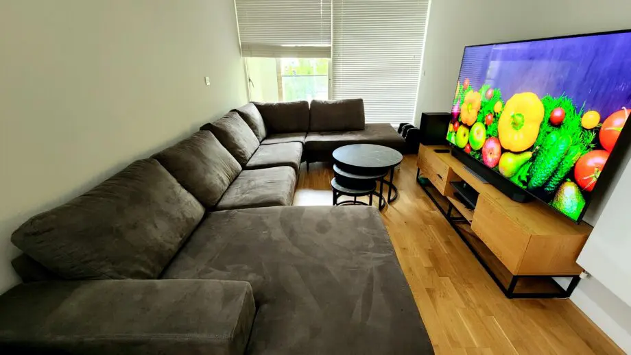 U SHAPE GREY SOFA