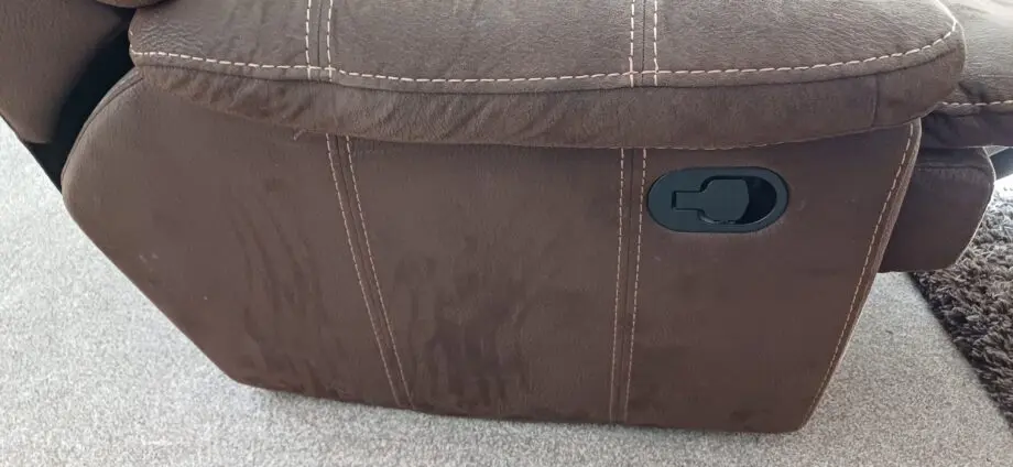 2 x Brown Recyliner Harvey's Sofas