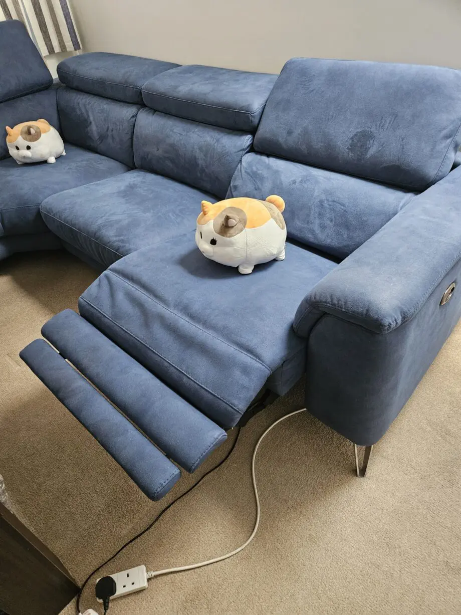 TAHITI - Navy - RHF 2 Piece corner Sofa