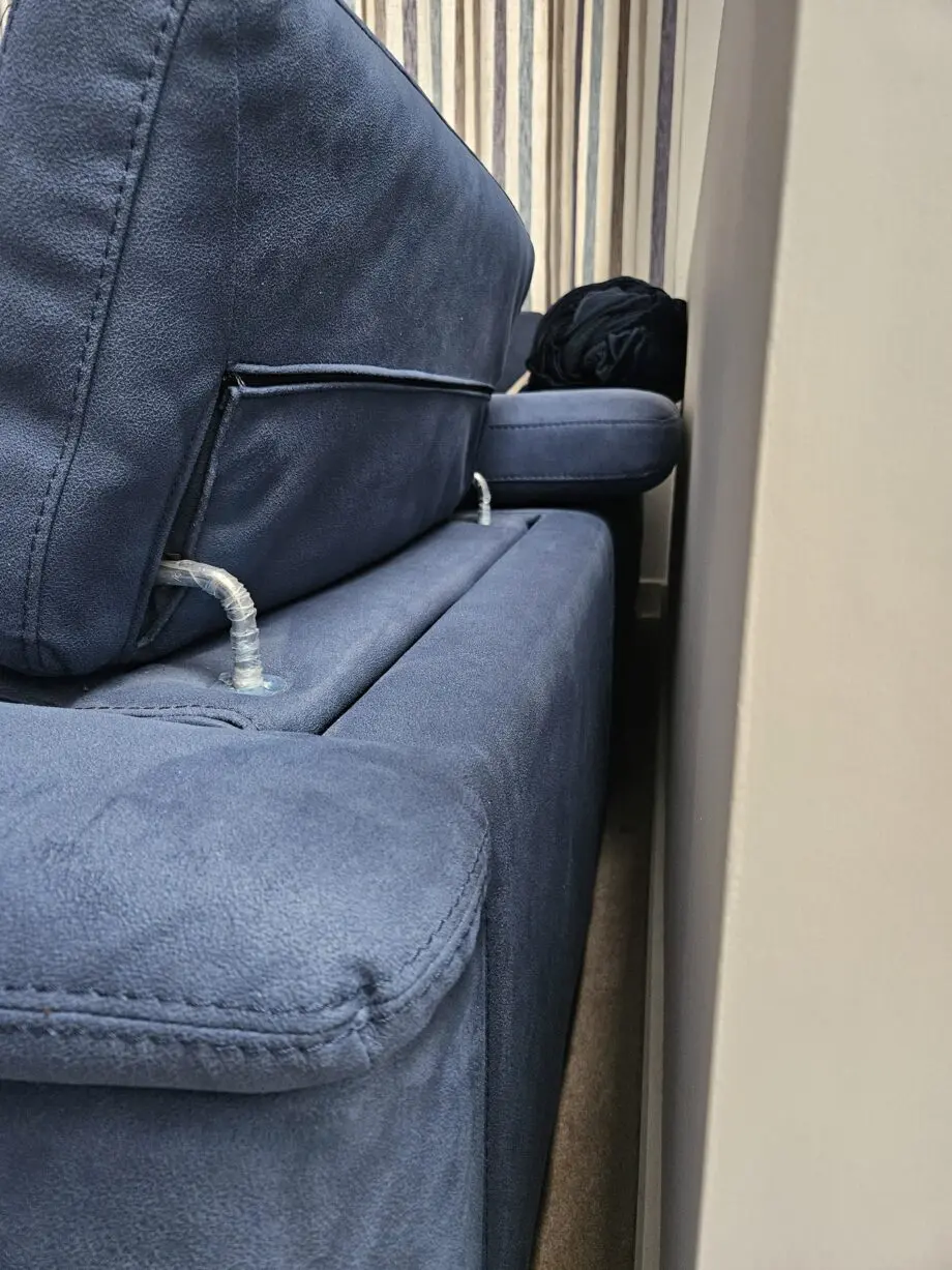 TAHITI - Navy - RHF 2 Piece corner Sofa