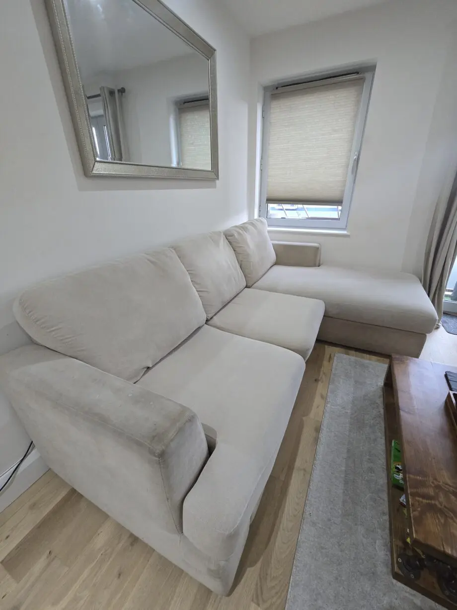 DFS FREYA RHF 2 PIECE LOUNGER SOFA-CREAM