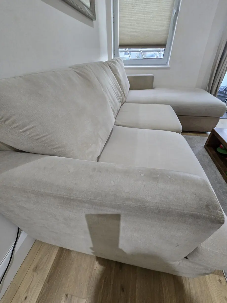 DFS FREYA RHF 2 PIECE LOUNGER SOFA-CREAM
