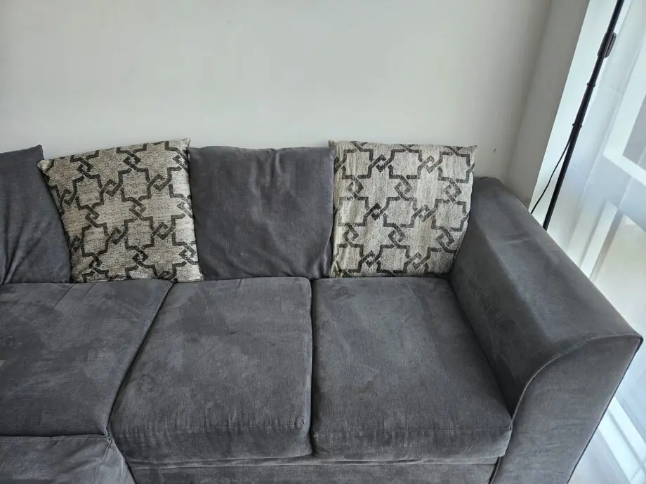 Corner Sofa Graceland Fabric - Grey / Right Hand Corner