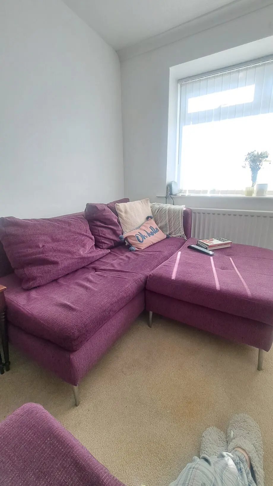 DFS sofa set (purple)