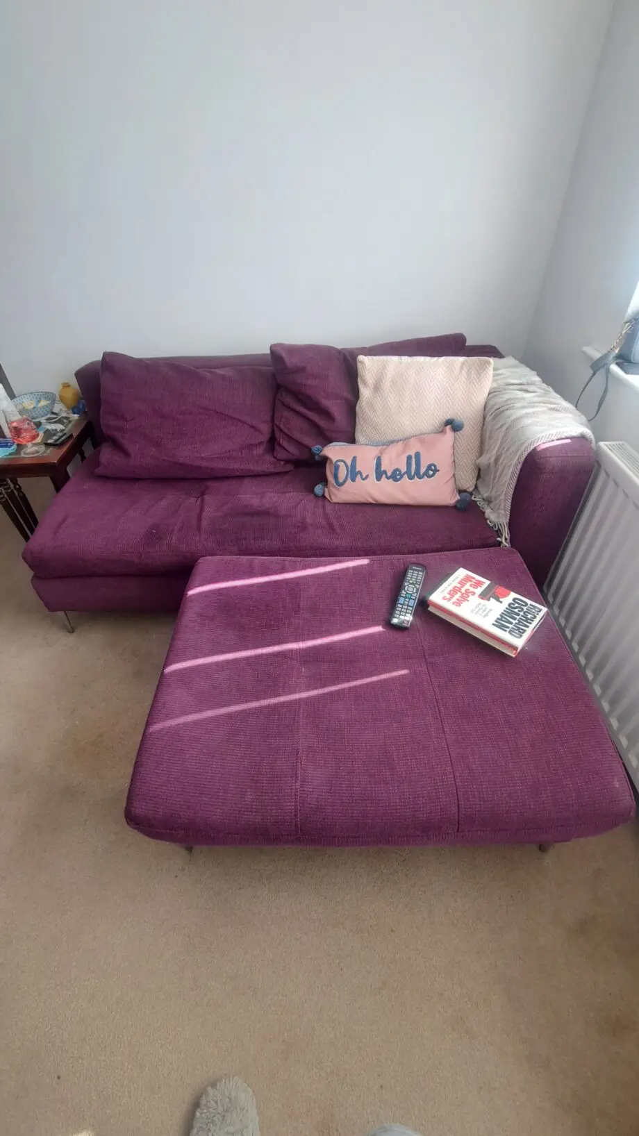 DFS sofa set (purple)