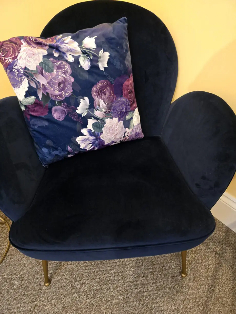 Luxe Velvet Chair Navy