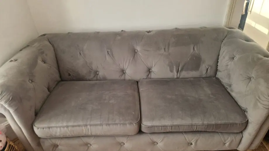 DFS Belair 3 seater chesterfield sofa + accent chair set
