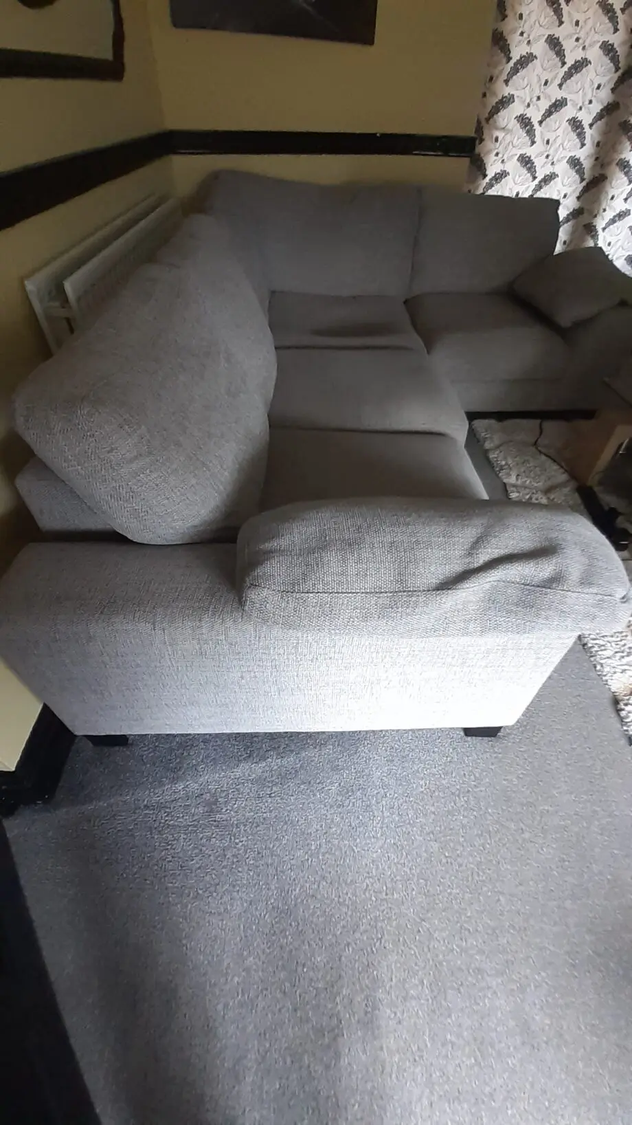 Dfs silver euphoria corner sofa
