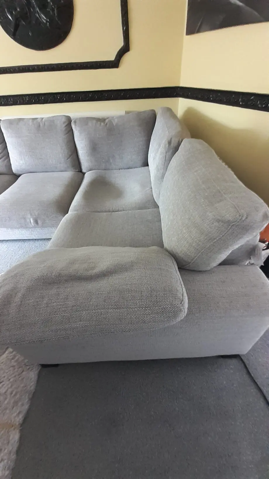 Dfs silver euphoria corner sofa