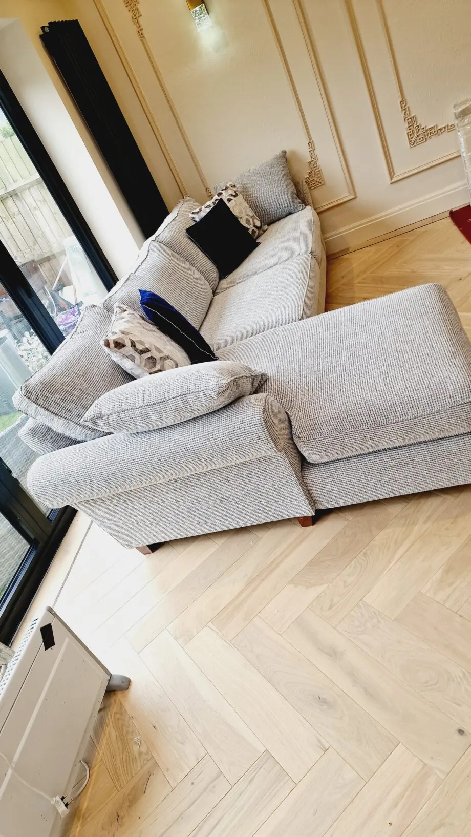 Sofology rosie corner sofa with chaise