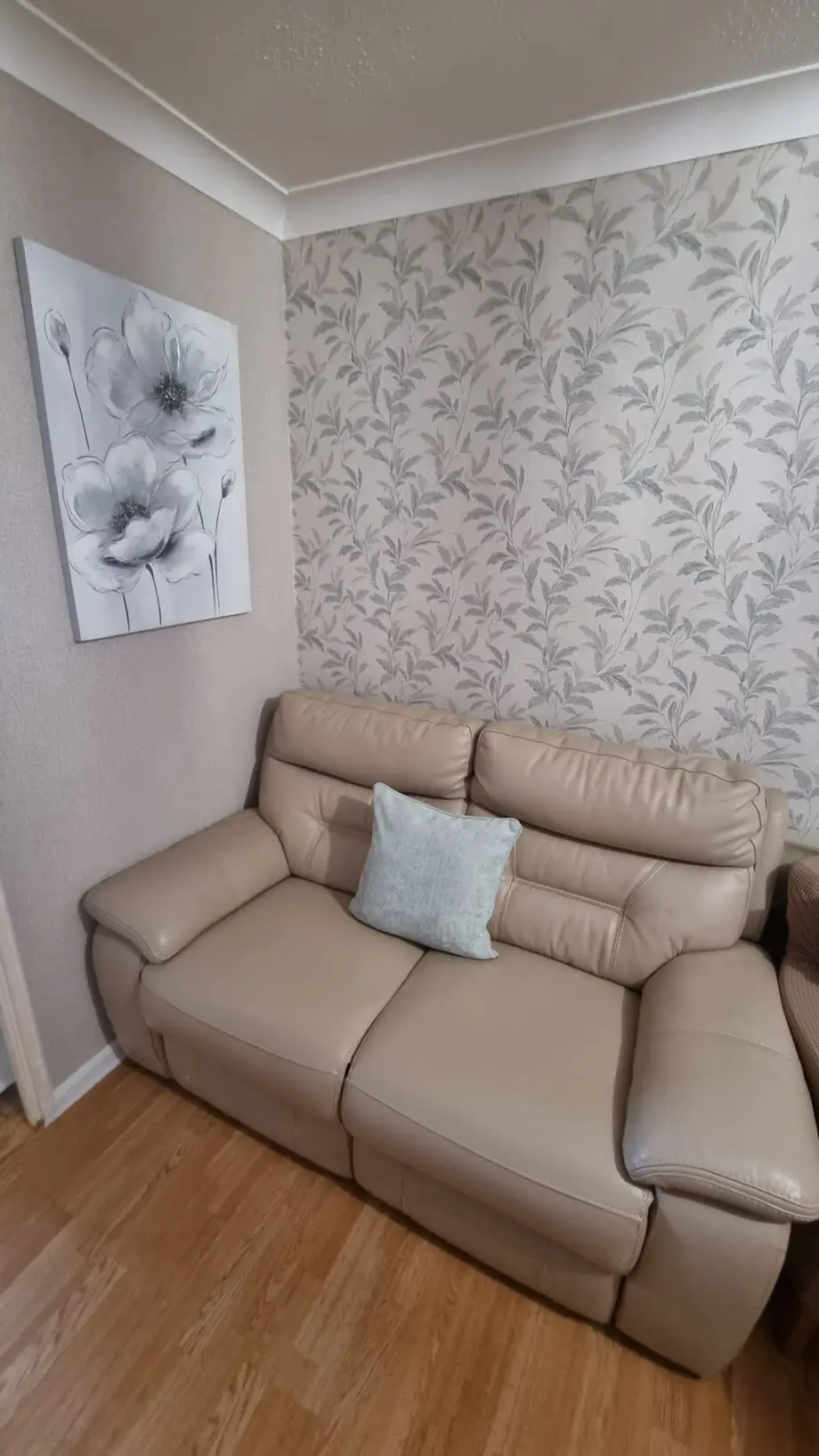 dfs beige leather sofa
