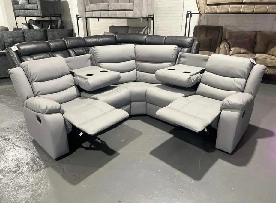Leather Recliner Corner Sofa For Sale || 20%Off Now + Free Home Delivery