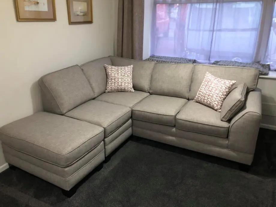 Beige Corner Couch For Sale
