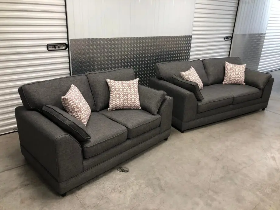 Loveseat Sofa Set 3+2 with Full Back Cushions - Free Home Delivery & Pay on Delivery"