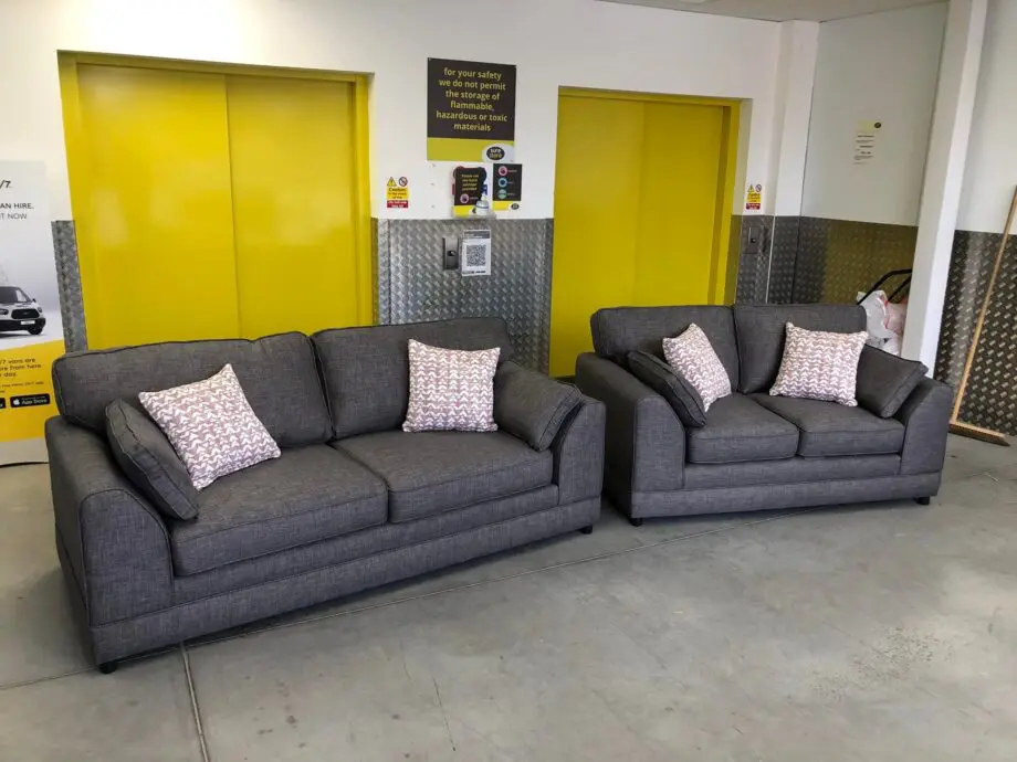 Loveseat Sofa Set 3+2 with Full Back Cushions - Free Home Delivery & Pay on Delivery"