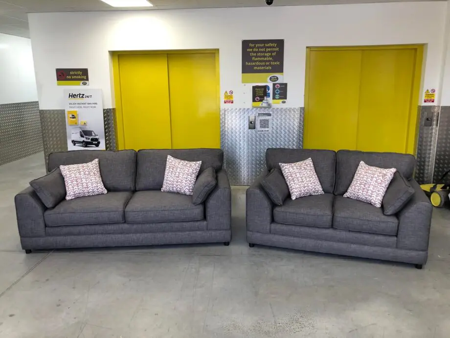 Loveseat Sofa Set 3+2 with Full Back Cushions - Free Home Delivery & Pay on Delivery"