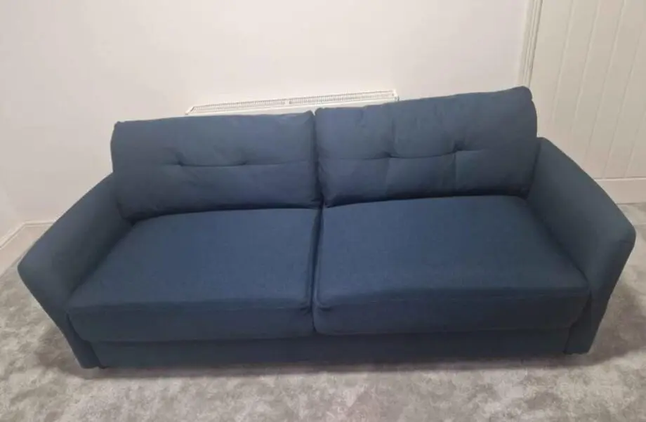 Wayfair Blue Upholstered 3 Seater Sofa