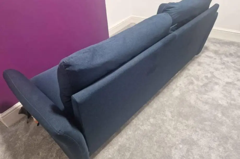 Wayfair Blue Upholstered 3 Seater Sofa