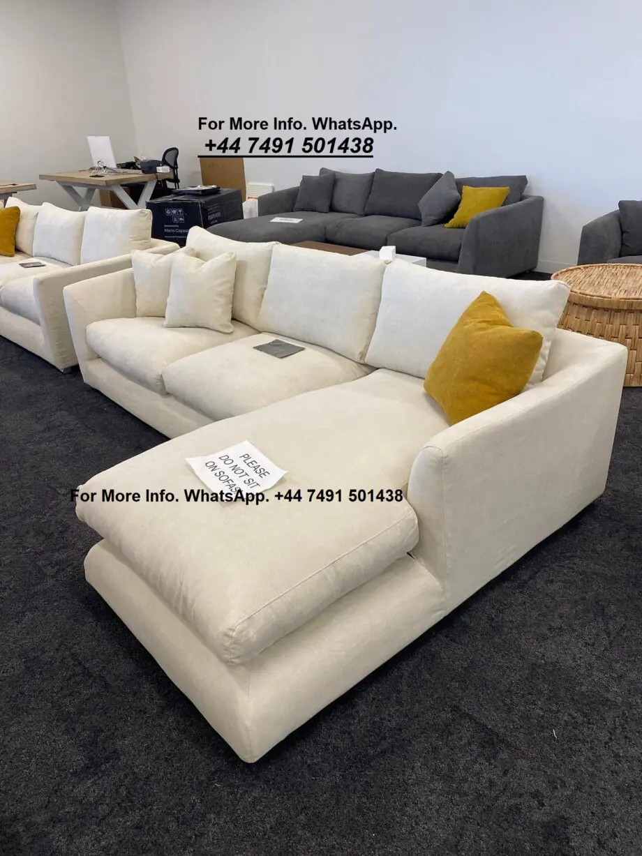 John Lewis L-Shaped Corner Sectional Sofa - Free Delivery"