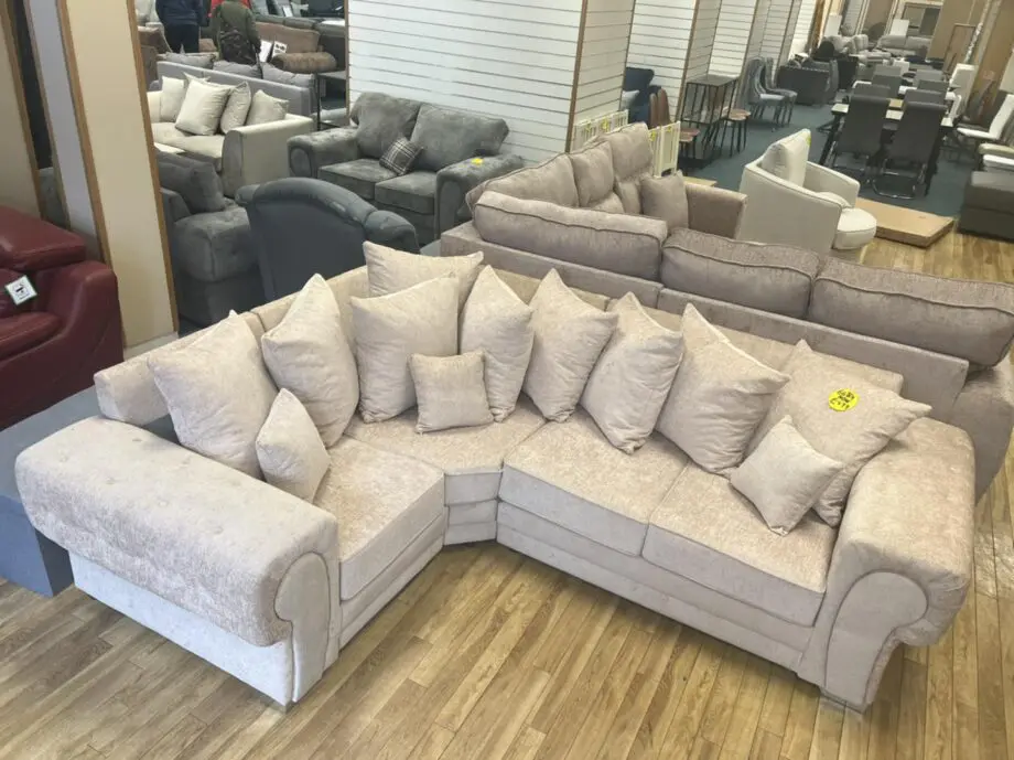 Verona Full Back Sofa & Footstool Available With Free Home Delivery