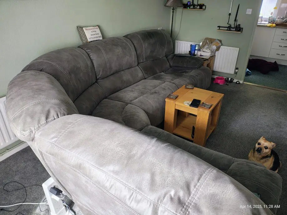 Flex leather corner sofa