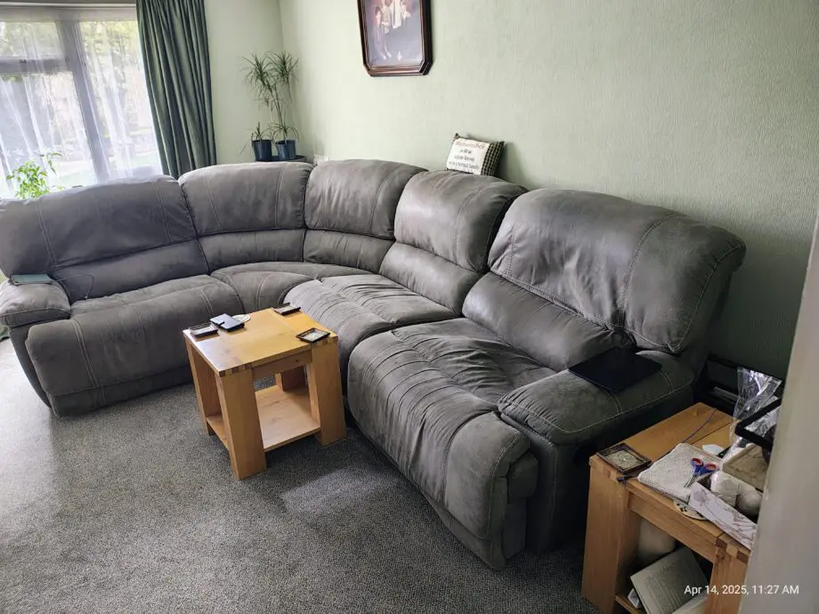 Flex leather corner sofa