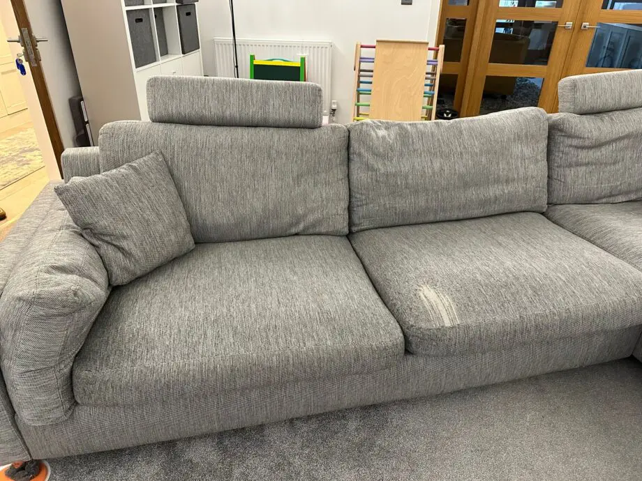 Sofology “scrumptious” grey corner sofa