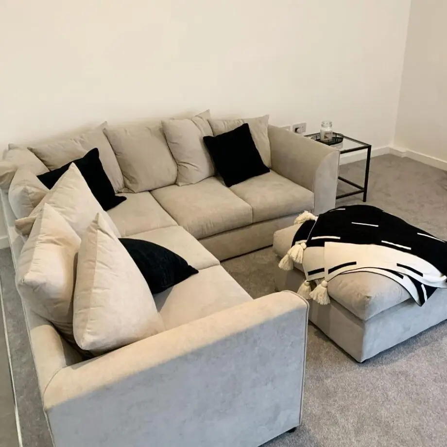 Chelsea 5x & 4x Seater Corner Sofa || L Shaped Sofa + Cash On Delivery