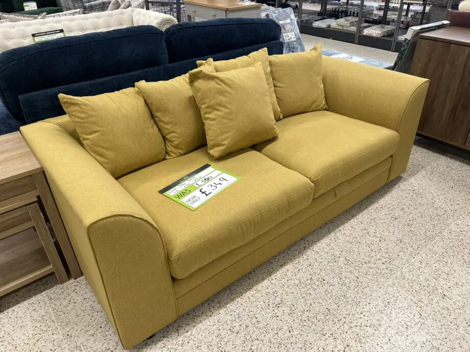 Mustard 3+2 Sofa Set For Sale Cash On Delivery