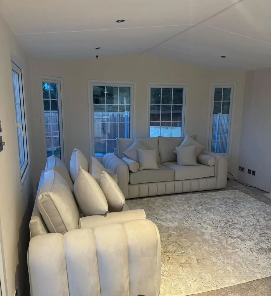 Sofalogy 3+2 Cream Velvet Sofa Set For Sale -Delivery To Your Door