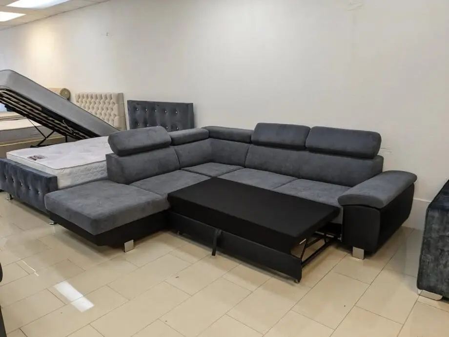 Artic Ottoman Storage Sofa Bed || Corner Sofa For Sale