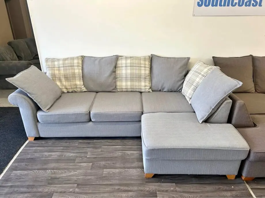 Dfs Fabric Corner Sofa For Sale