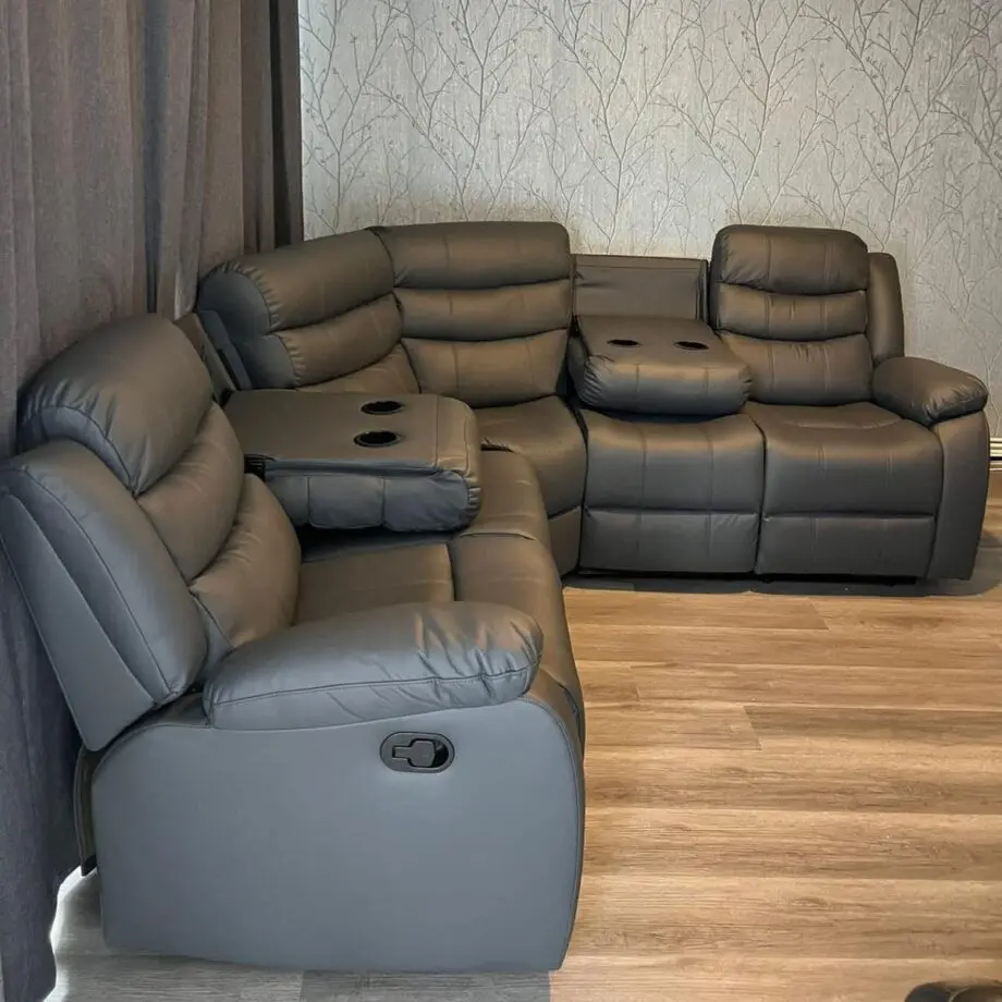 Leather Recliner Corner Sofa For SALE