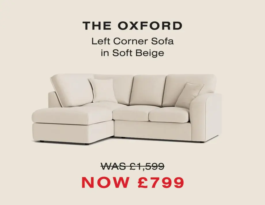 Dfs Cream 4x Settee Corner Sofa For SALE