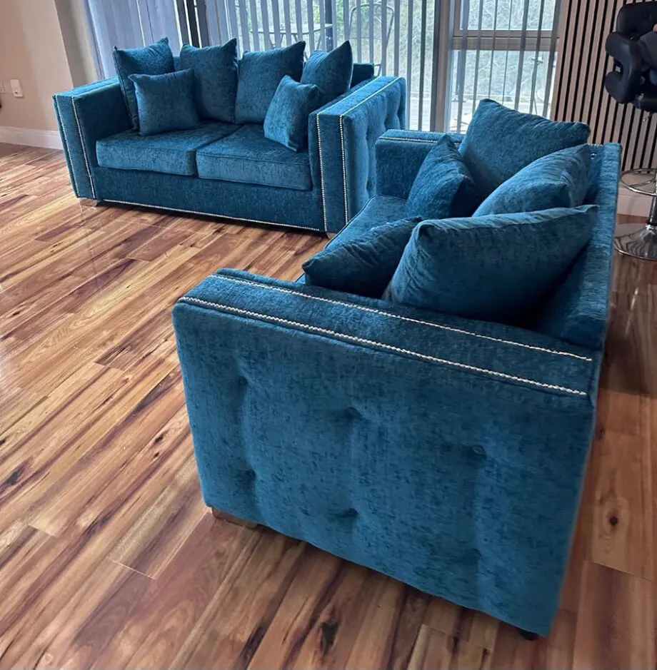 3+2 Sofa Set Blue Colour