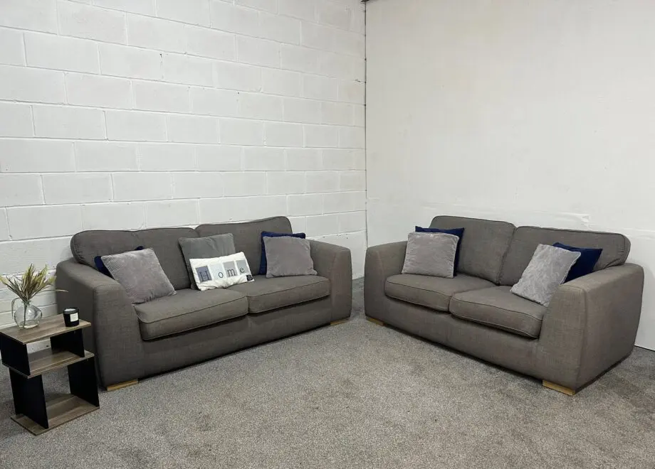 NEXT 3+2 Sofa Set For Sale || Grey Colour + FREE HOME DELIVERY