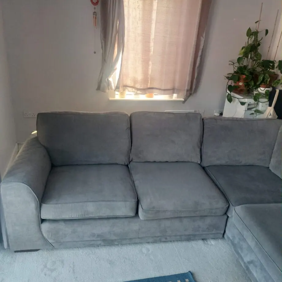 DFS grey corner sofa