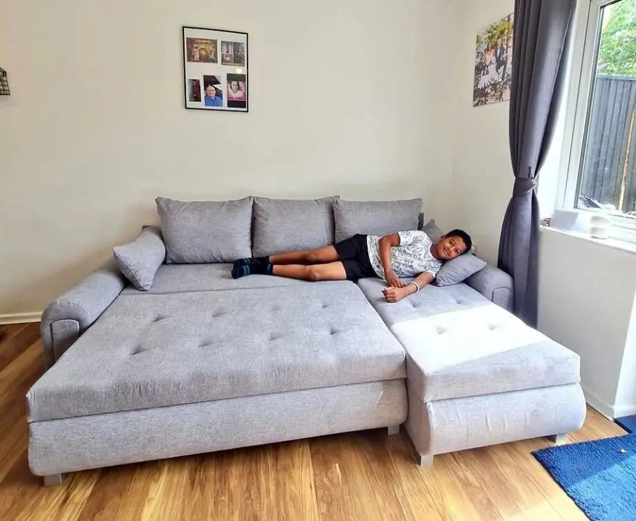 Space-Saving Ottoman Storage Sofa Bed - Multi-Color Options
