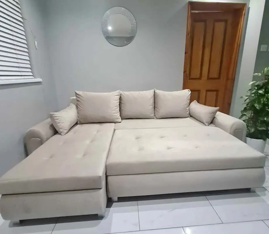 Space-Saving Ottoman Storage Sofa Bed - Multi-Color Options