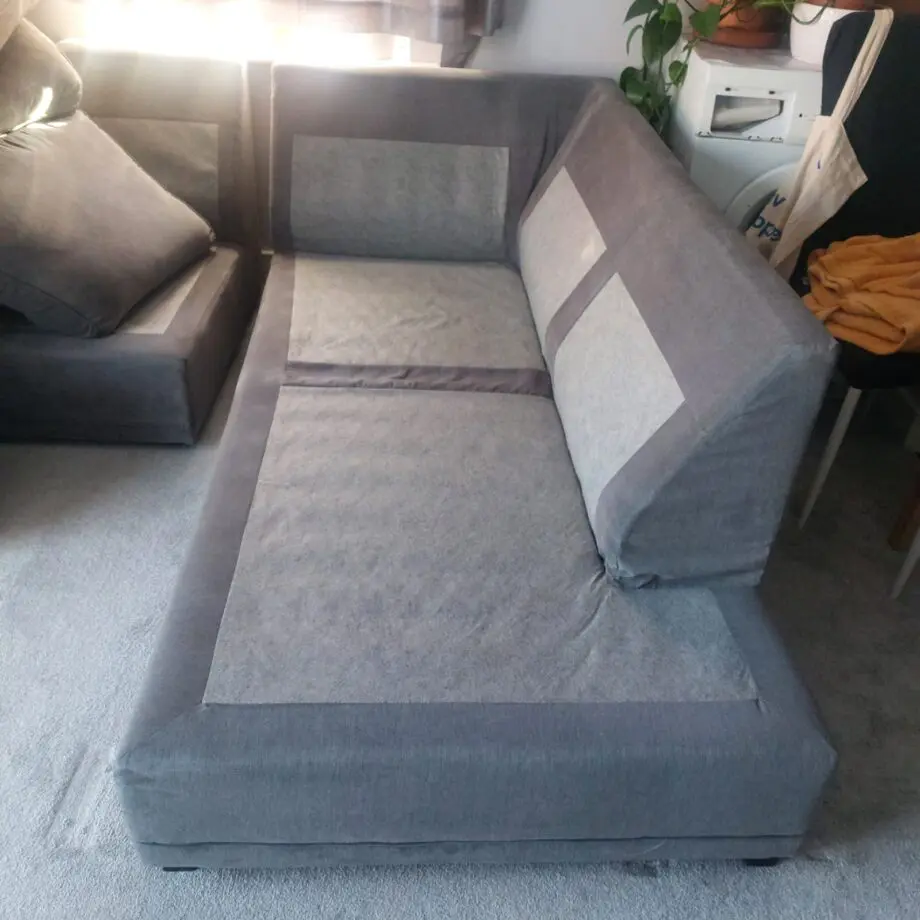DFS grey corner sofa