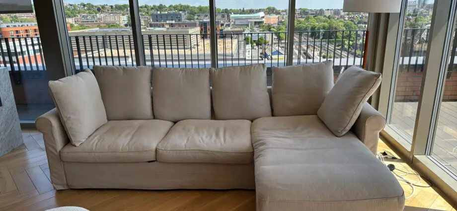 Ikea GRÖNLID 3-seat sofa-bed with chaise longue