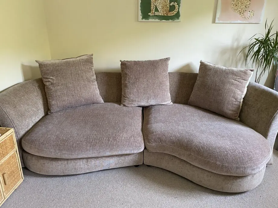 S-shaped sofa and love chair set